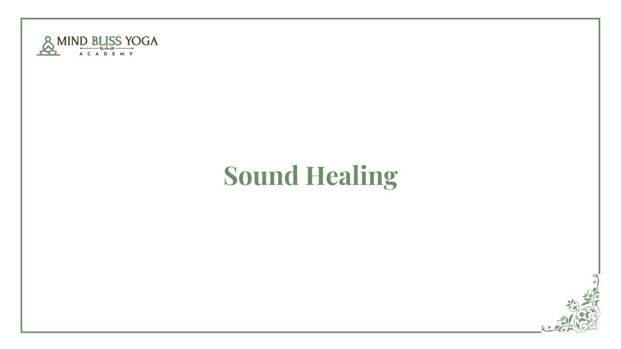 benefits of sound healing therapy